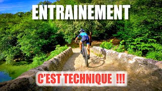 VTT XC | ENTRAINEMENT AVEC UNE DESCENTE ULTRA TECHNIQUE 😱| CROSS COUNTRY