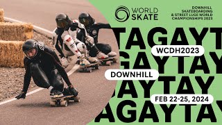 DOWNHILL Skateboarding & Street Luge World Championships 2023  Tagaytay/ PHILIPPINES