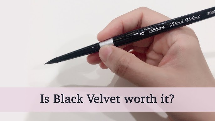 Watercolor Brush Comparison  Silver Black Velvet vs Dainayw: Which Watercolor  Brush is Better? 