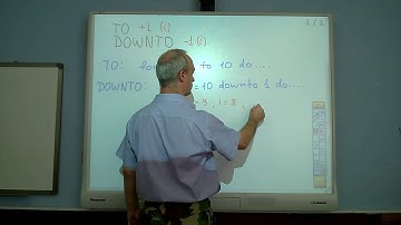 Pascal. Оператор цикла FOR.