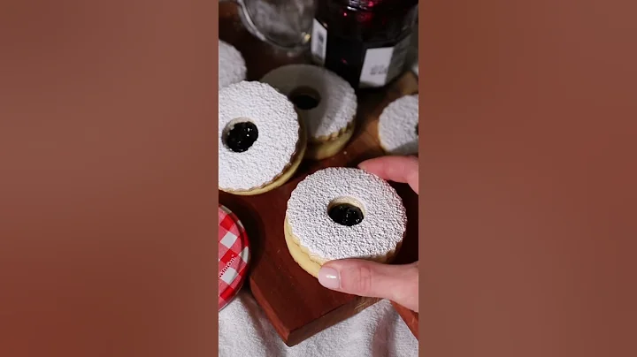 #Blueberry #Linzer #cookies
