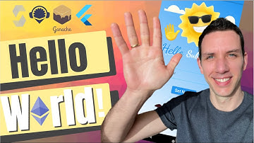 Flutter DAapp  Hello World with Ethereum