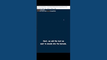 Barcode generator with Python! #python #programming #tutorial #barcode