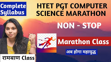 HTET PGT COMPUTER SCIENCE MARATHON COMPLETE SYLLABUS BY NEETU MAM #nsclasses