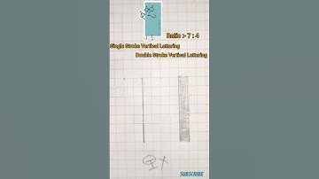 Ik Enkele Strook Verticale Letters, Dubbele Strook Verticale Letters