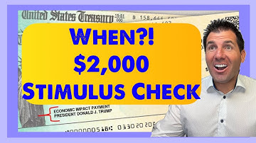 When?! $2,000+ Stimulus Check Timing Announced by the President