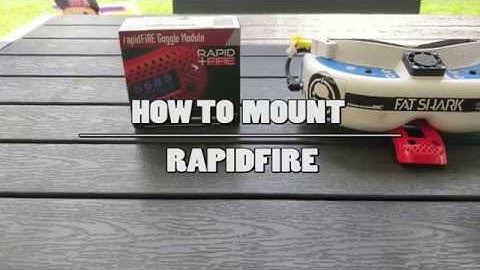 IMMERSION RC | RAPIDFIRE | BUILD VIDEO on fatshark dominator V3