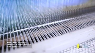 Open Reed Weaving - Production of tailored multiaxial reinforced fabrics