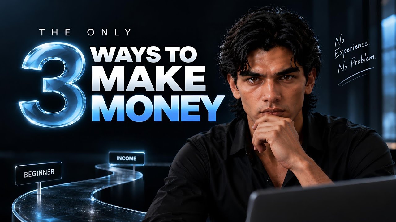 The Only 3 Ways to Make Money in 2026 (as a Beginner) 