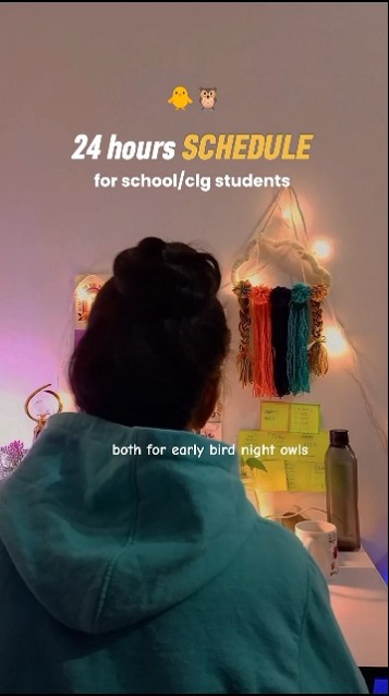 24 hours study schedule 🦉🐥🌱|| #study #yt #studytips #shorts # ...