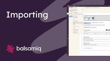 Importing in Balsamiq