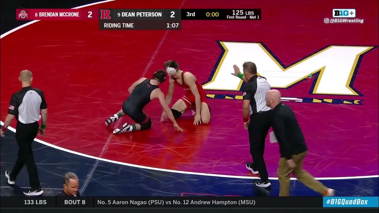B1G Wrestling Championships 2024 Session 1, Mat 1 YouTube