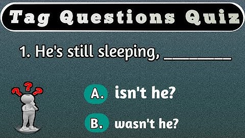 Tag Questions in english grammar quiz  #ladla_education