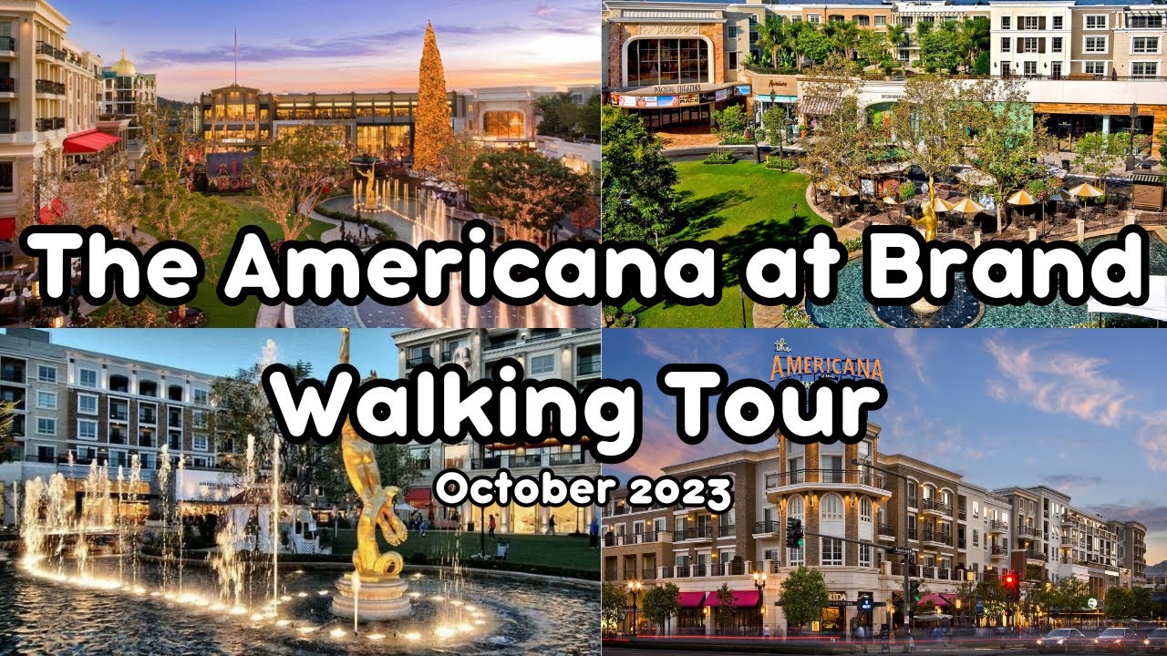 The Americana at Brand, Glendale, California Walking Tour [4K]