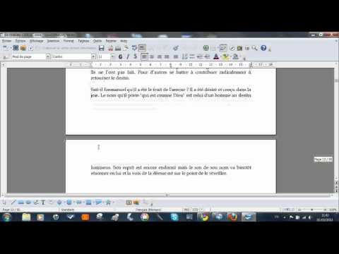 Vidéo: Comment Numéroter Les Pages Dans Open Office