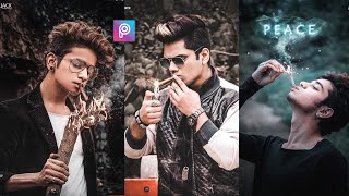 How to editing brown tone fire photo editing in PicsArt by editing house 005 | Brown tone editing screenshot 5