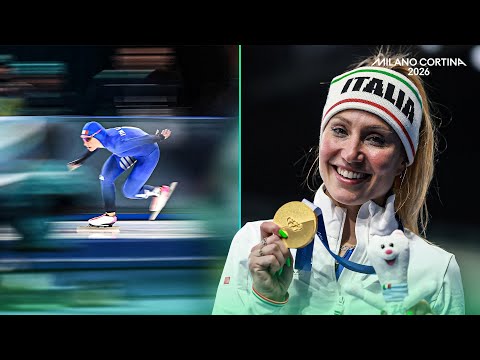 Video Estasi FRANCESCA LOLLOBRIGIDA, oro e record olimpico nei 3000 femminili | #MilanoCortina2026
