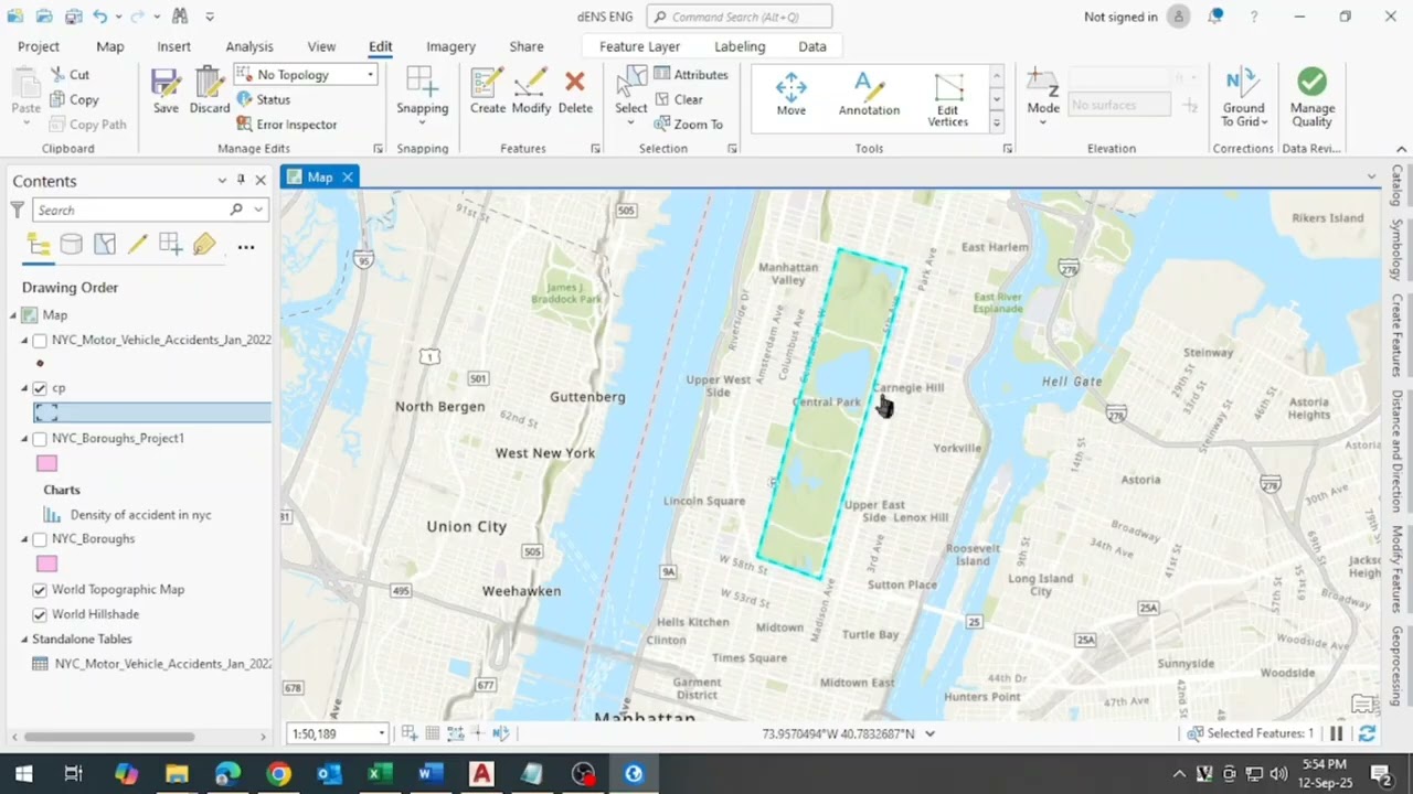 ArcGIS Pro English 6:  Analysis by Creating a Buffer at a Certain Distance. 