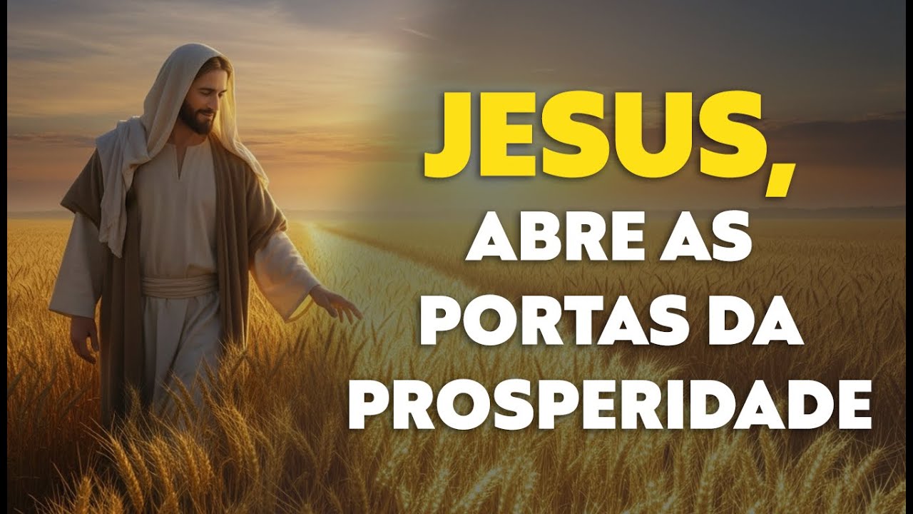 JESUS, abre as PORTAS da PROSPERIDADE e DESTRAVA a ABUNDÂNCIA na minha VIDA.
