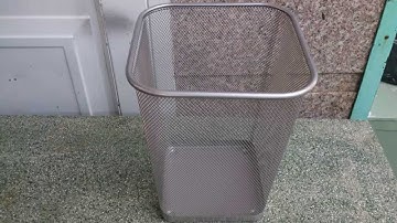 Thùng rác lưới thép phun sơn đủ kích thước