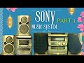 ( PART 1  ) SONY HI-FI AUDIO SYSTEM with SUPER SOUND SPEAKER model no HCD-H330