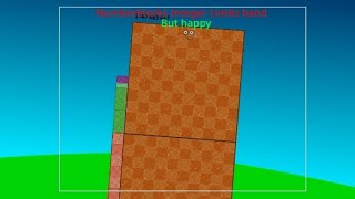 Numberblocks Integer Limits band but happy