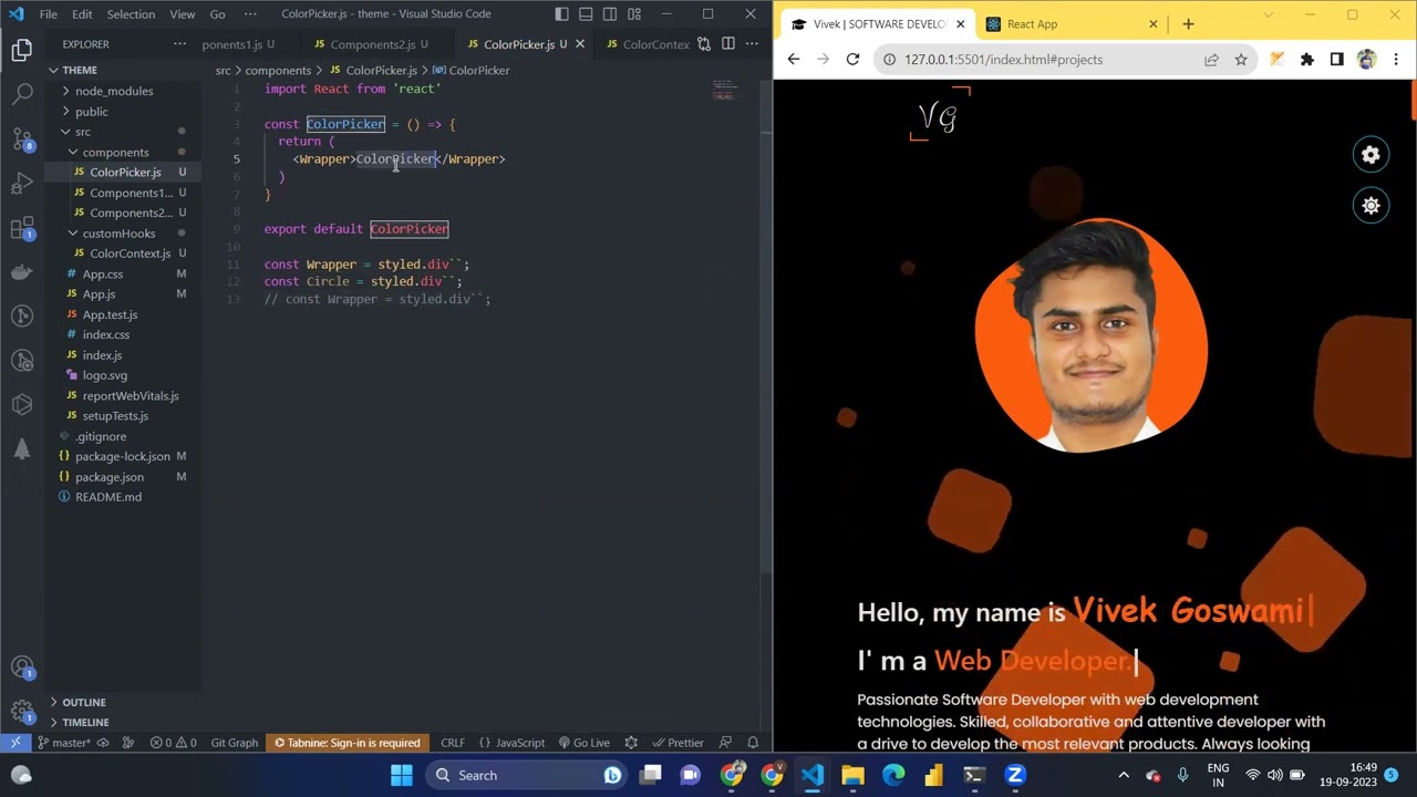 Theme-Provider For React Application