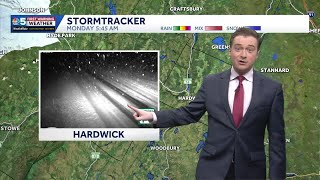 Mountain snow continues Monday in Vermont, New York (11-17-25)