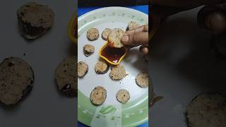 Viral Crispy Eggplant Chips Recipe😋#shortsfeed #sidedish #eggplant #shorts #viral #food #trending