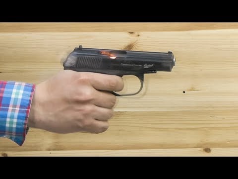 Сигнальный пистолет Макарова МР 371 с автоматикой видео обзор