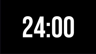 24 Minute Countdown Timer | Minimal