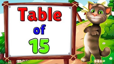 Table of 15 |Multiplication table of 15 |15 times table 15 ka pahada 15 tables