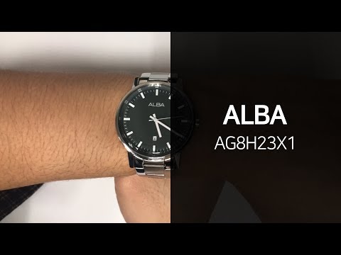 알바 AG8H23X1 메탈시계 1분 영상 - 타임메카