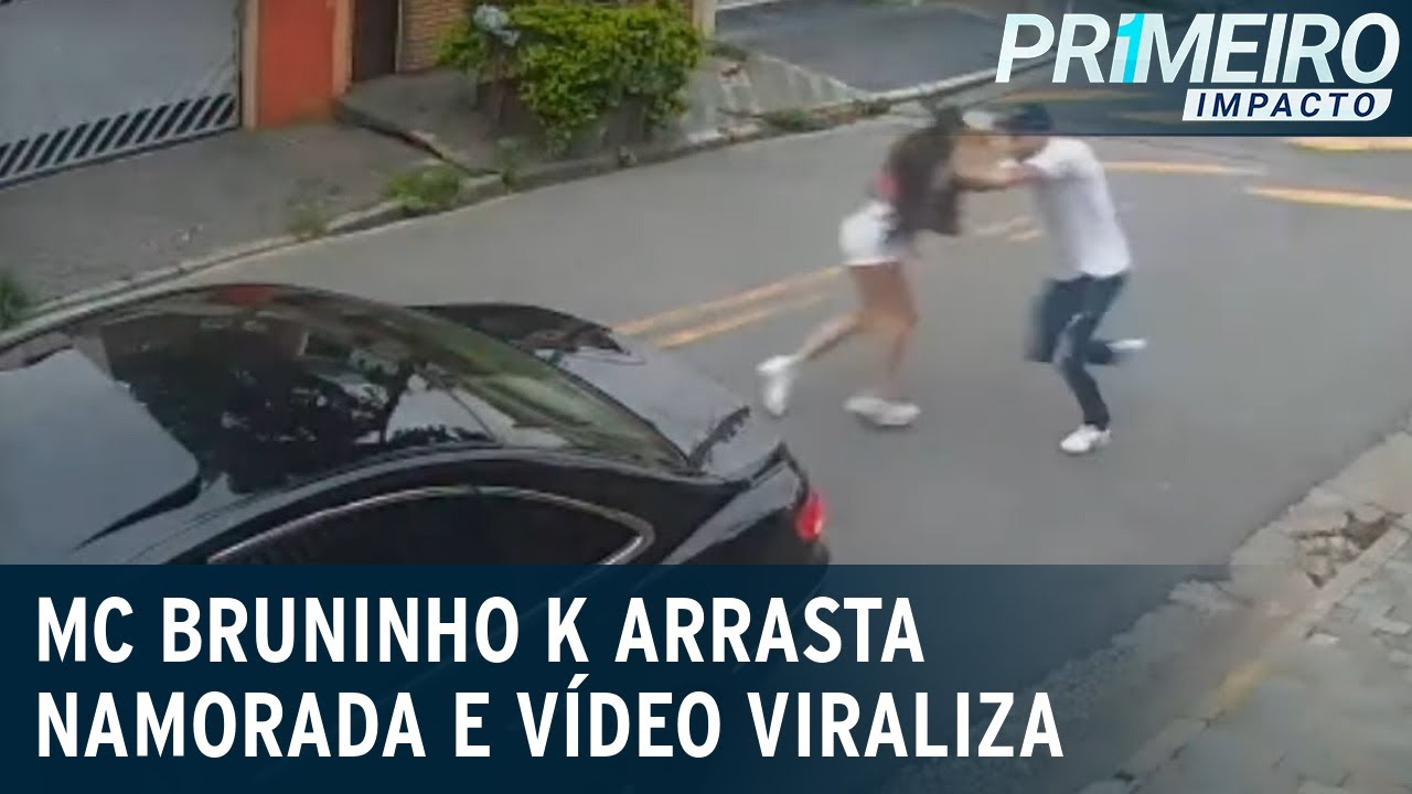 Câmeras flagram MC Bruninho K arrastando namorada | Primeiro Impacto (29/12/20)