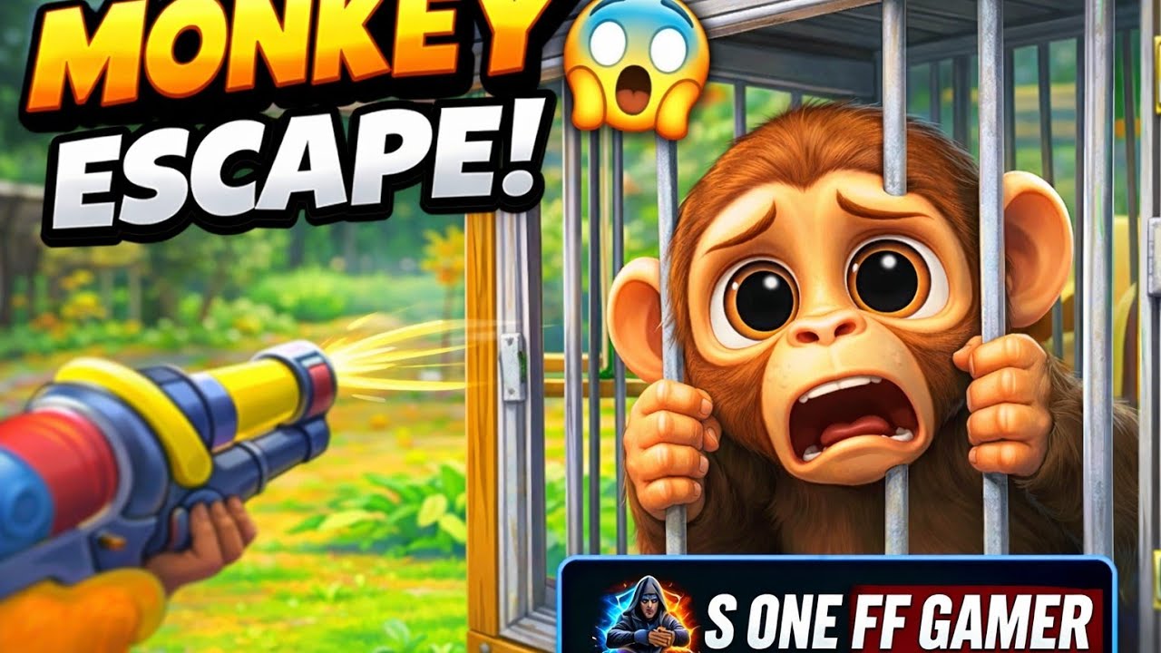 Monkey Escape 😱 Gameplay #1 | First Time Playing Android Game | S ONE FF GAMER 