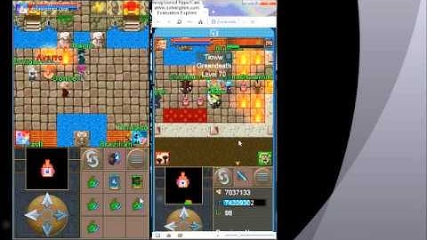 TibiaME Banuna bossfight Avarro and Gonius w13