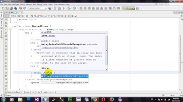 How to Use Nested try block in Java Netbeans