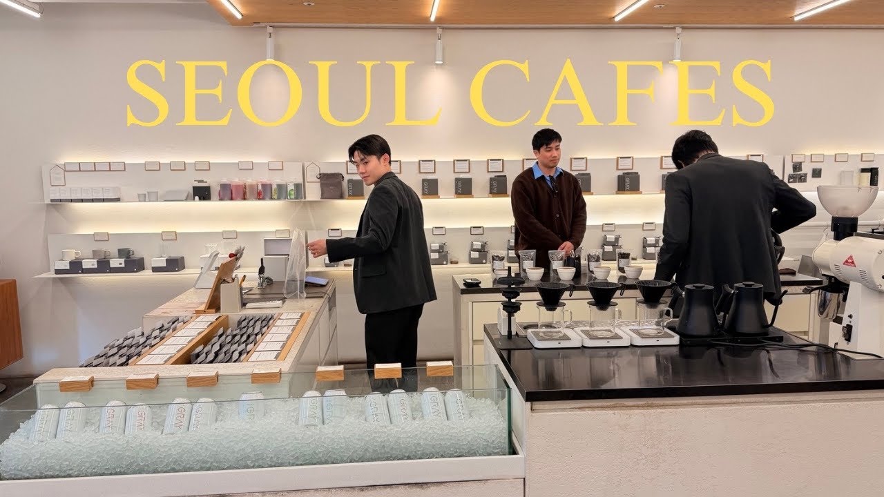 Seoul Cafe Hopping Challenge ☕, 8 Cafes in 4 Days!