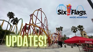 [NEW] NO LINES! More Rides Open! Six Flags Magic Mountain Update