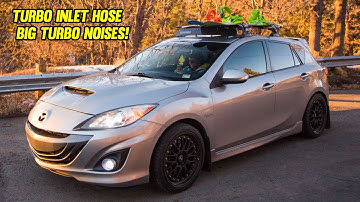Turbo Inlet Hose Install on Mazdaspeed3, Turbo Noises!