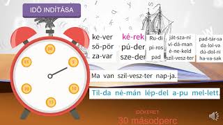 1. osztály olvasás gyakorlás