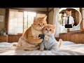 Ginger Kitten Misses Papa Cat 😿💔 Mama’s Video Call Brings Tears & Smiles 💕 | Funny Cat Videos