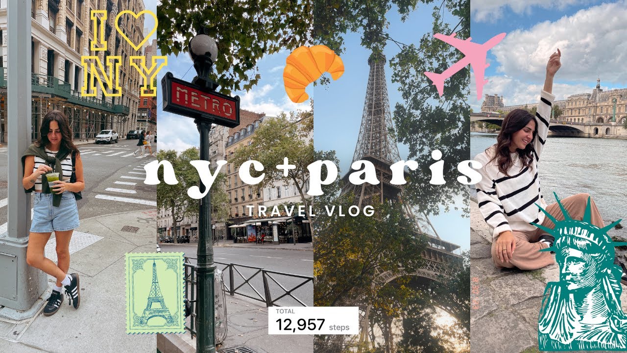NYC to Paris in 72 hours ♥ france travel vlog part 1