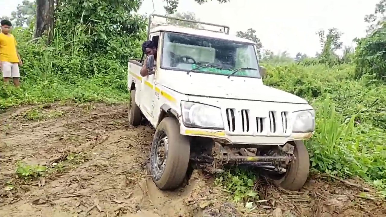 4wd mahindra bolero pickup truck ka power 4x4 gadi power offroad