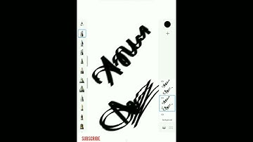 ARUN NAME SIGNATURE SIMPLE STYLE  USING #AUTODESK