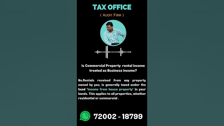 Commercials Property Rent Which head of Incometax #shorts   #gst #commercialproperty #gstrates