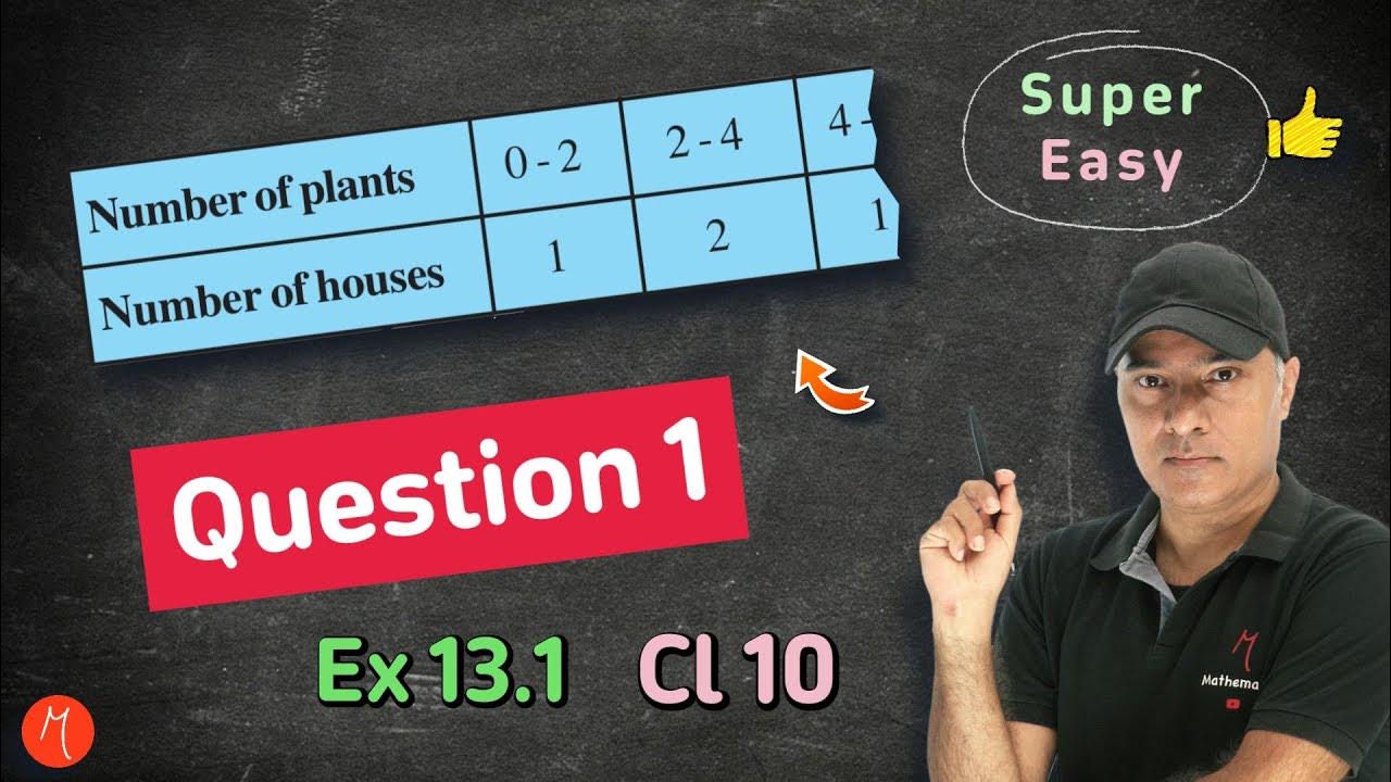 Question 1 exercise 13 1 class 10 chapter 13 statistics ncert