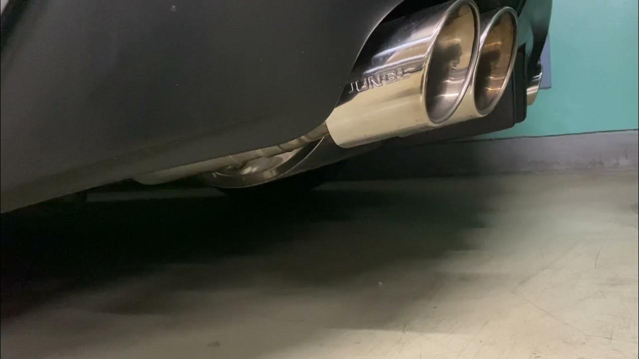 Genesis Coupe 2.0T(bk1) Junbl Exhaust Cold Start Sound - YouTube