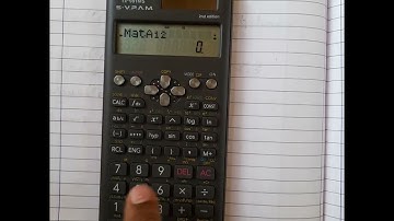 👉INVERSE OF MATRICES-CASIO FX-991 💯