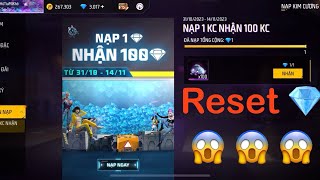 Bất Ngờ Reset Sự Kiện Nạp KC - Shop Quân Đoàn Cập Nhật Quà Mới #freefire